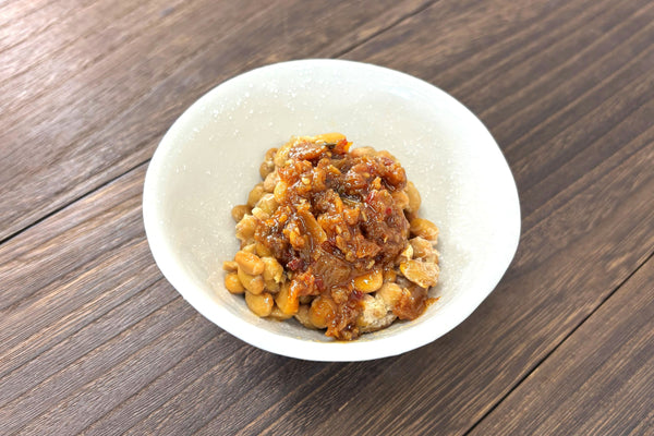 ピリうま！Luckyらっきょう辛FULL納豆ごはん