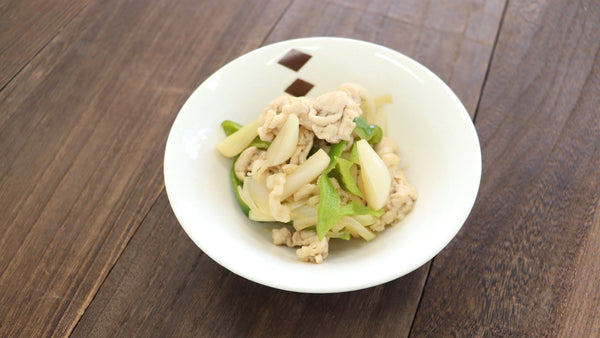 ごはんが止まらない！お手軽でおいしい豚肉とらっきょうの甘酢炒め