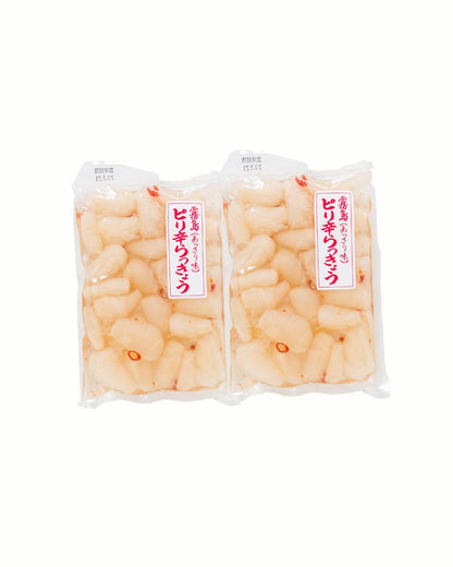 【送料当社負担】霧島ピリ辛らっきょう 200g 2枚セット