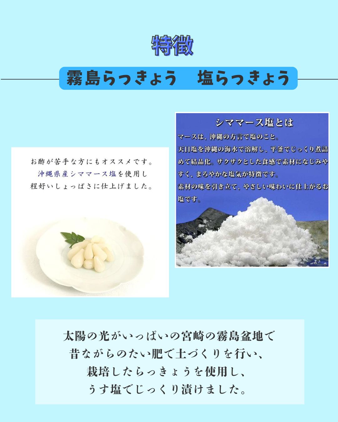 霧島らっきょう塩
