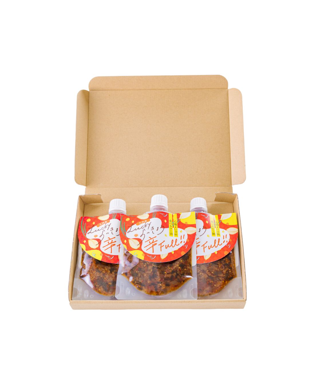 【送料当社負担】Lucky らっきょう　辛FULL　120ｇ×3枚セット