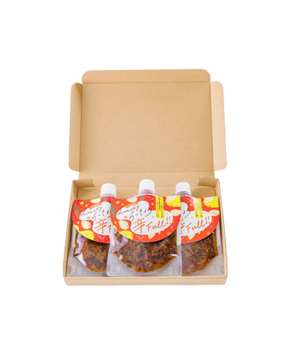 【送料当社負担】Lucky らっきょう　辛FULL　120ｇ×3枚セット