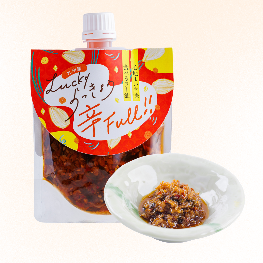 【送料当社負担】Lucky らっきょう　辛FULL　120ｇ×2本セット