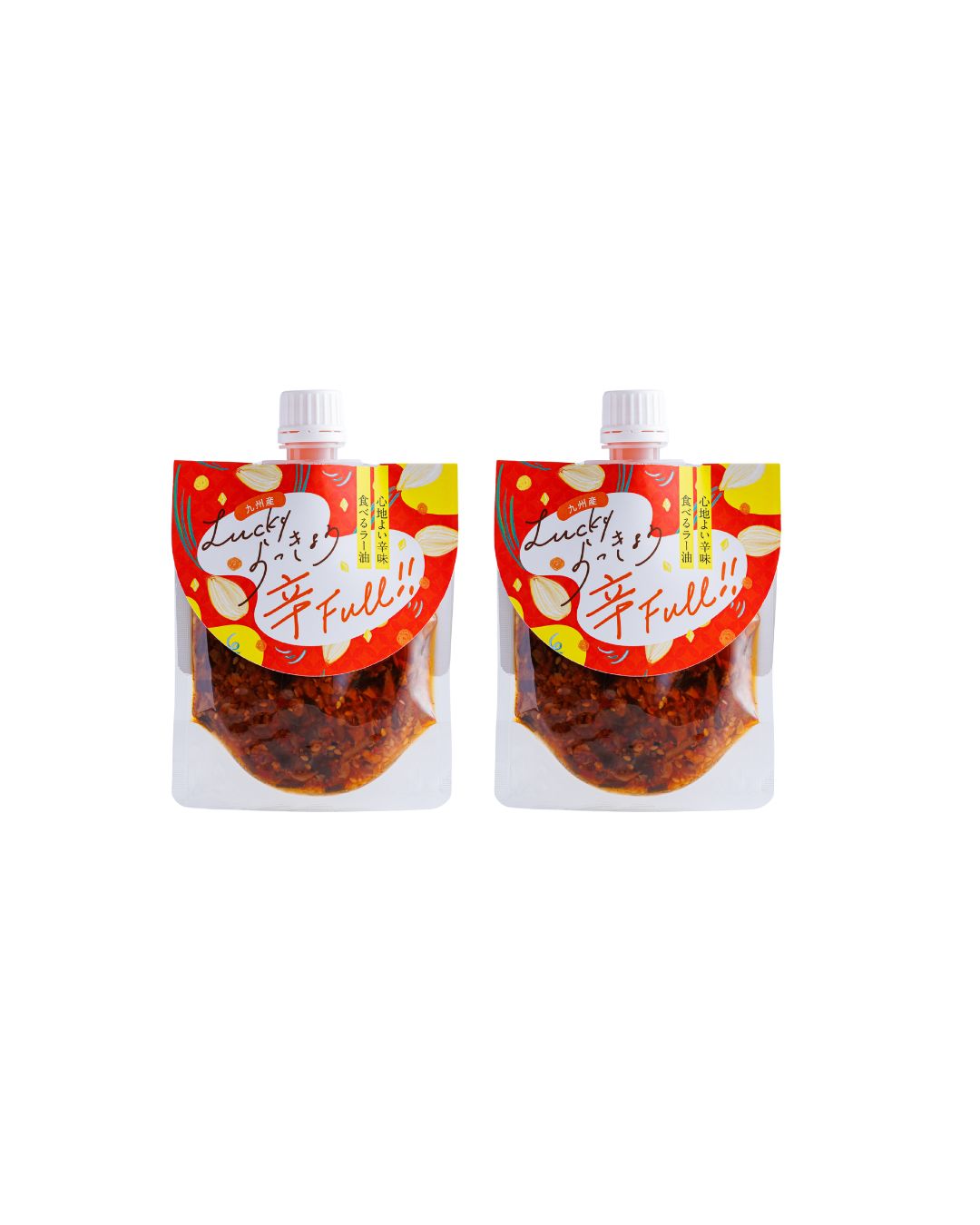【送料当社負担】Lucky らっきょう　辛FULL　120ｇ×2本セット