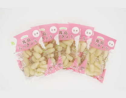 霧島らっきょう 甘酢漬 80g×5枚セット