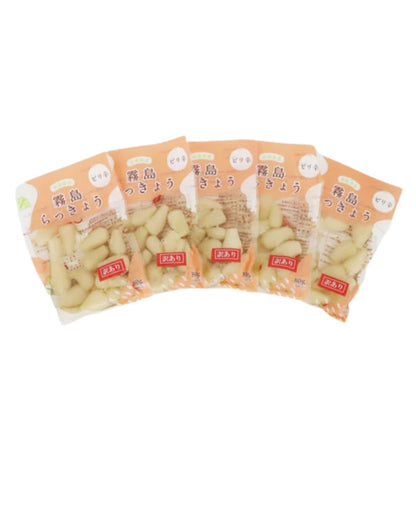 【送料当社負担】【訳あり】ピリ辛らっきょう80g×5袋