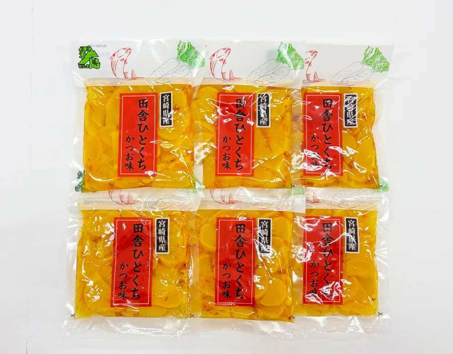 【送料当社負担】霧島田舎ひとくちかつお味 6枚セット
